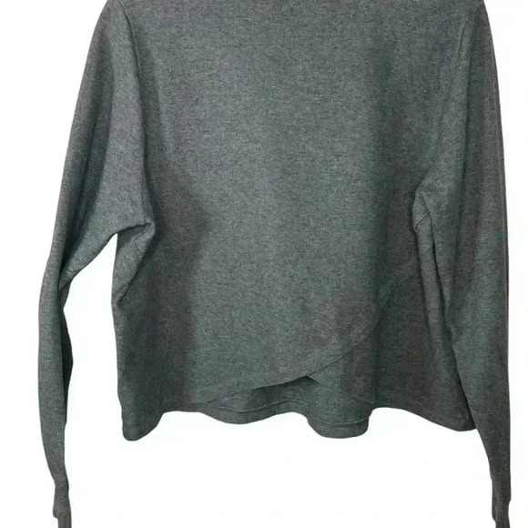 Under Armour Women's Gray Long Sleeve Shirt Peach Logo Pre-Owned Size XL - Picture 5 of 10